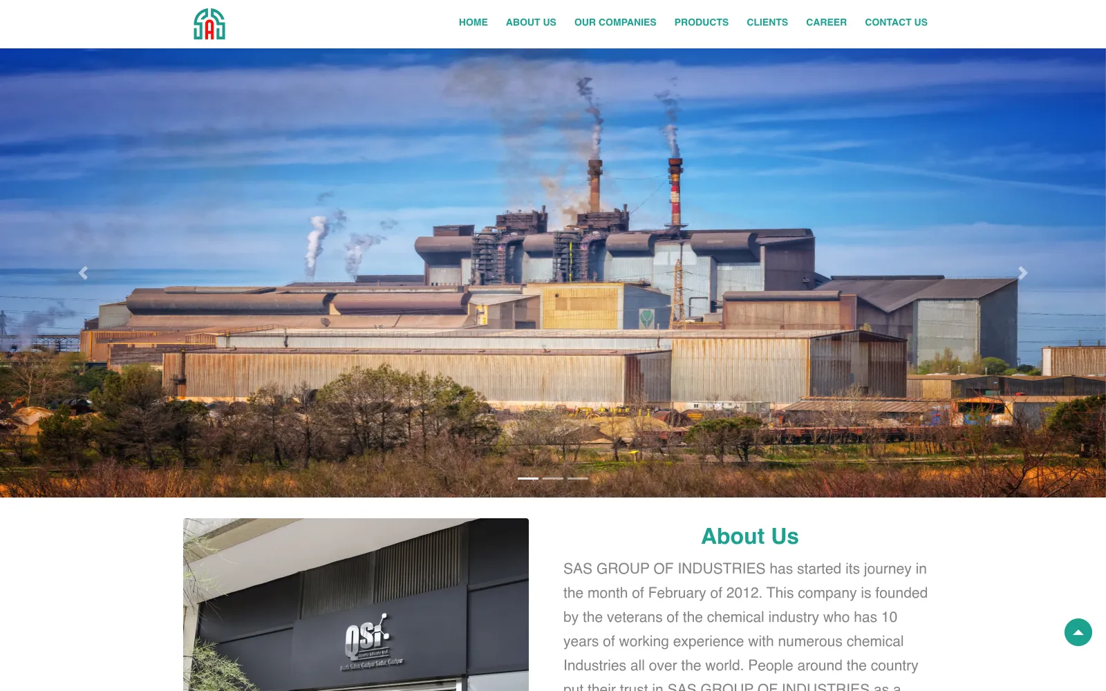 SAS Group of Industries website